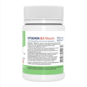 Vitamin B3 Niacin - 100 caps. Изображение №2