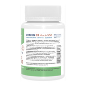 Stark Niacin Vitamin B3 with Flush 500mg - 100 tabs. Зображення №2
