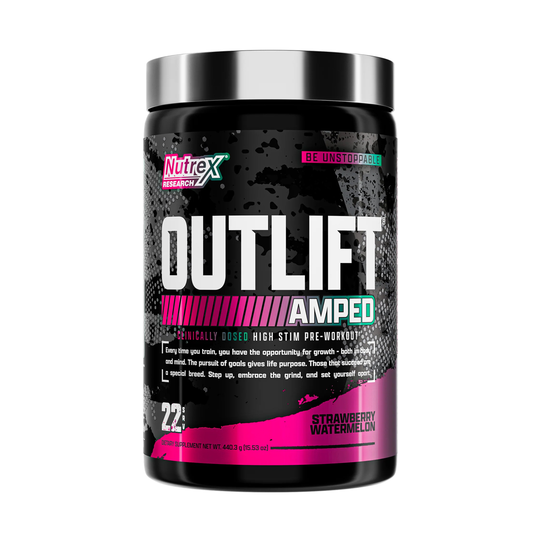 Outlift Amped - 440.3g Strawberry Watermelon Outlift Amped - 440.3g Strawberry Watermelon