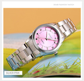 Skmei 1620SIPK Silver-Pink. Изображение №3 Skmei 1620SIPK Silver-Pink. Изображение №3