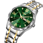 Skmei 9369TGDGN Gold-Green. Изображение №3