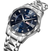 Skmei 9369SIBU Silver-Blue. Изображение №5