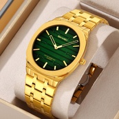 Skmei 9372GDGN Gold-Green. Изображение №3