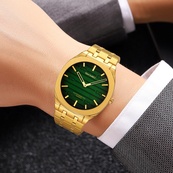 Skmei 9372GDGN Gold-Green. Изображение №4