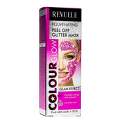Маска-пленка для лица омолаживающая Revuele Color Glow Rejuvenating Pell-Off Glitter Mask. Изображение №4