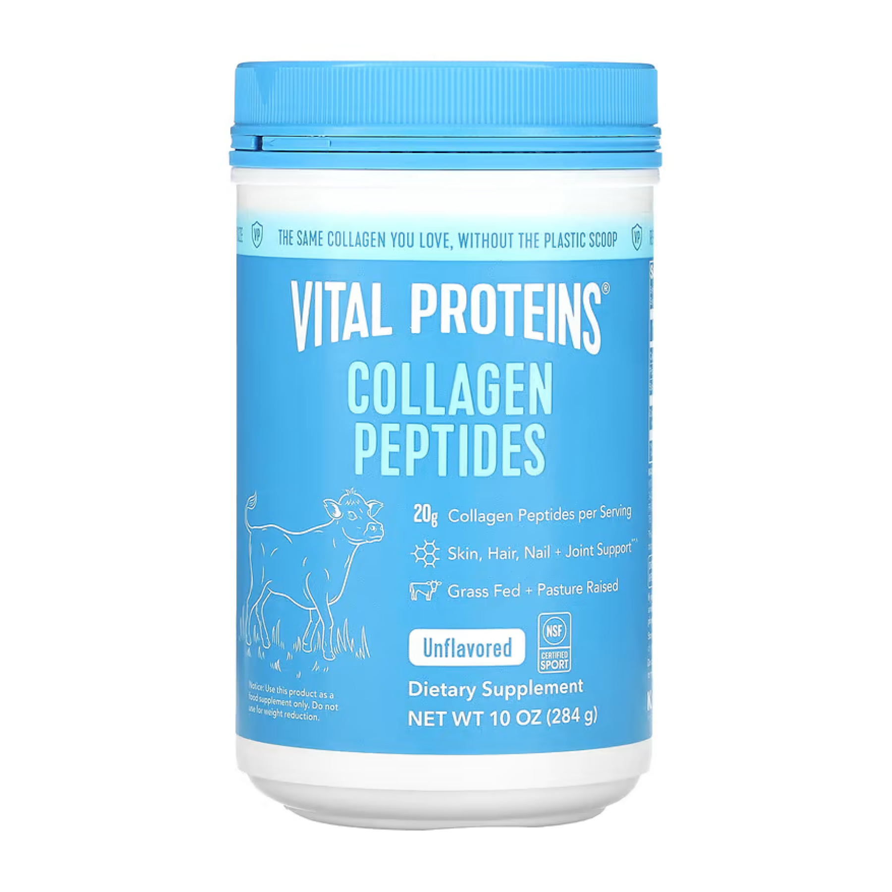 Collagen Peptides - 284g Unflavored (Пошкоджена банка) Collagen Peptides - 284g Unflavored (Пошкоджена банка)