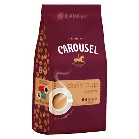 Кава в зернах Carousel Daily Cup Crema 1 кг Кава в зернах Carousel Daily Cup Crema 1 кг