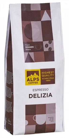 Кофе в зернах Alps Coffee Espresso Delizia 1 кг Кофе в зернах Alps Coffee Espresso Delizia 1 кг