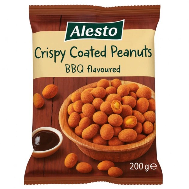 Арахіс в клярі зі смаком BBQ Alesto 200 г Арахіс в клярі зі смаком BBQ Alesto 200 г
