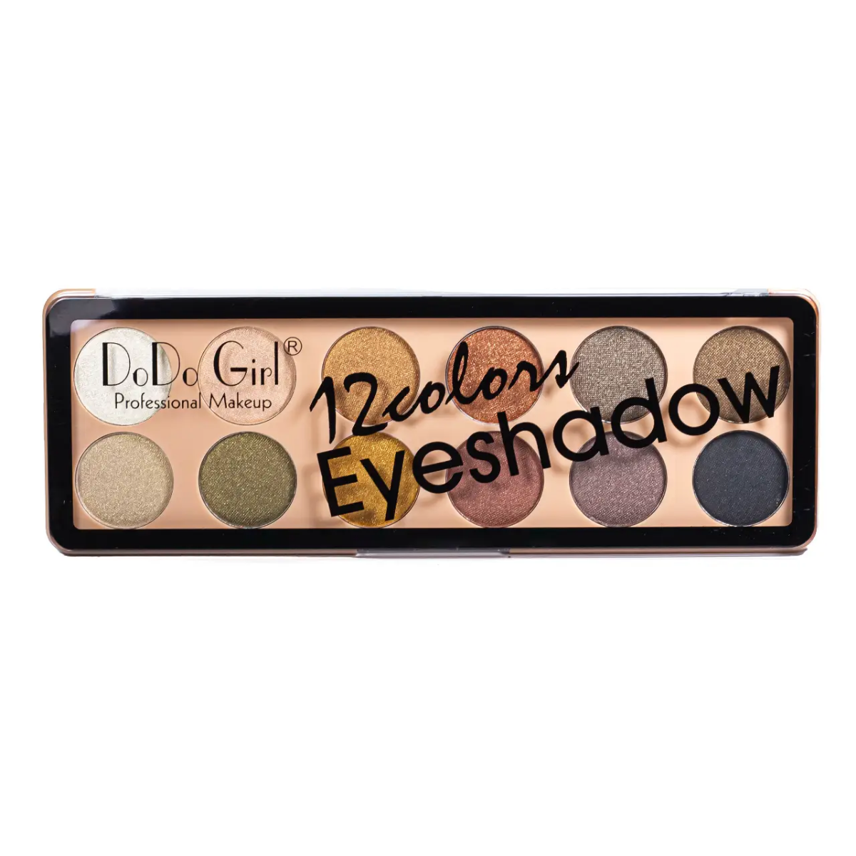 Палетка тіней для повік DoDo Girl Eyeshadow Unique Colors перламутрові 12 відтінків D3139, В Палетка тіней для повік DoDo Girl Eyeshadow Unique Colors перламутрові 12 відтінків D3139, В