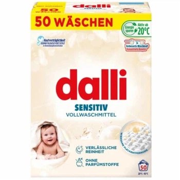 Стиральный порошок Dalli Sensitiv для детских вещей 2.5 кг 50 стирок Стиральный порошок Dalli Sensitiv для детских вещей 2.5 кг 50 стирок