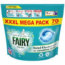 Капсули для прання дитячої білизни Fairy Non Bio 70 шт Капсули для прання дитячої білизни Fairy Non Bio 70 шт