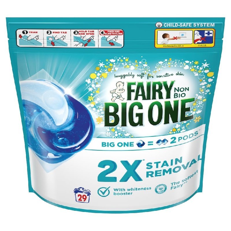 Капсулы для стирки детского белья Fairy Non Bio 29 шт Капсулы для стирки детского белья Fairy Non Bio 29 шт