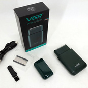 Аккумуляторная мужская мини электробритва VGR V-390 для бритья бороды и усов шейвер Green. Изображение №14 Аккумуляторная мужская мини электробритва VGR V-390 для бритья бороды и усов шейвер Green. Изображение №14