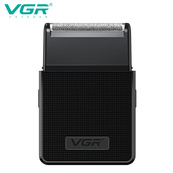 Електробритва VGR V-376 BLACK шейвер, Бюджетна машинка для стрижки бороди, Бездротова електробритва. Зображення №3 Електробритва VGR V-376 BLACK шейвер, Бюджетна машинка для стрижки бороди, Бездротова електробритва. Зображення №3