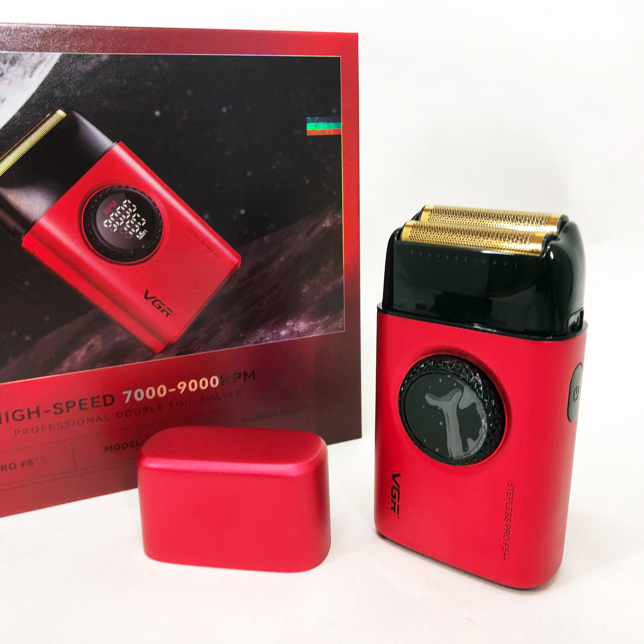 Электробритва VGR V-377 RED шейвер, Электрическая аккумуляторная бритва для бритья, шейвер мужской Электробритва VGR V-377 RED шейвер, Электрическая аккумуляторная бритва для бритья, шейвер мужской