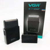 Електробритва VGR V-376 BLACK шейвер, Бюджетна машинка для стрижки бороди, Бездротова електробритва. Зображення №13 Електробритва VGR V-376 BLACK шейвер, Бюджетна машинка для стрижки бороди, Бездротова електробритва. Зображення №13