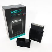 Електробритва VGR V-376 BLACK шейвер, Бюджетна машинка для стрижки бороди, Бездротова електробритва. Зображення №18 Електробритва VGR V-376 BLACK шейвер, Бюджетна машинка для стрижки бороди, Бездротова електробритва. Зображення №18