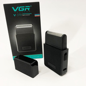 Електробритва VGR V-376 BLACK шейвер, Бюджетна машинка для стрижки бороди, Бездротова електробритва. Зображення №19 Електробритва VGR V-376 BLACK шейвер, Бюджетна машинка для стрижки бороди, Бездротова електробритва. Зображення №19