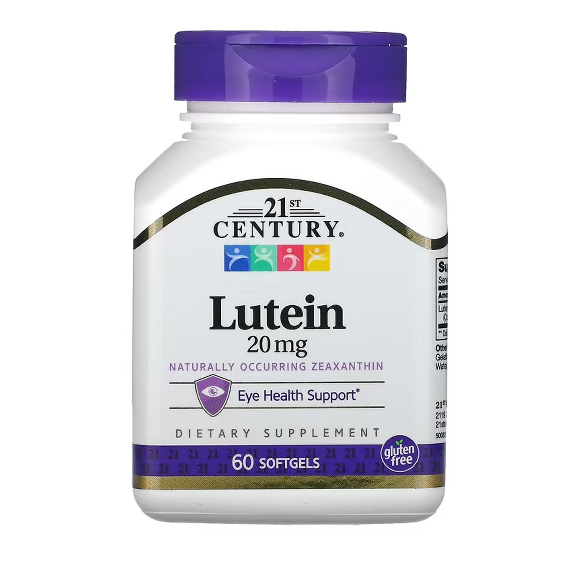 Lutein 20 mg - 60 softgels Lutein 20 mg - 60 softgels