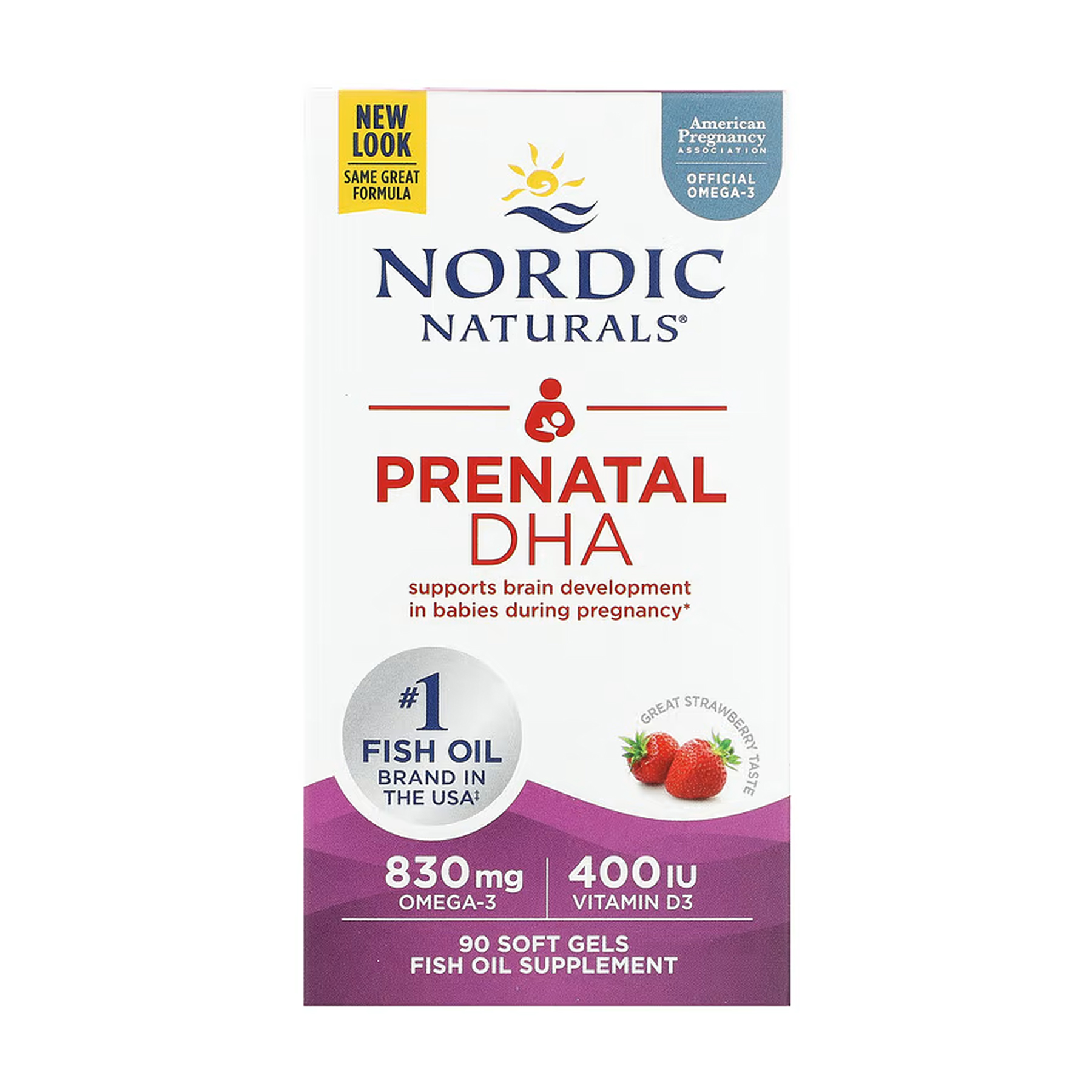 Prenatal DHA - 90 softgels Strawberry Prenatal DHA - 90 softgels Strawberry