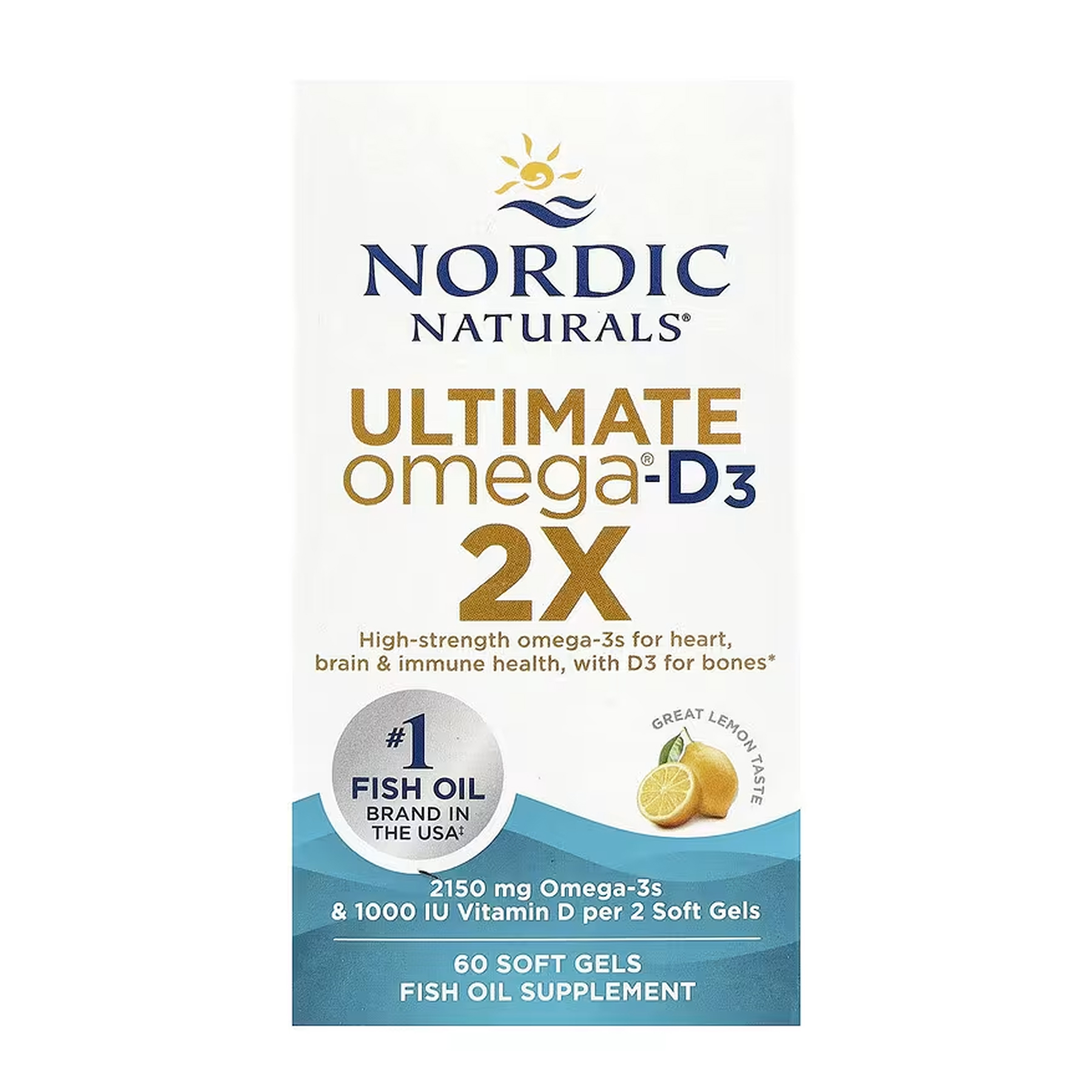 Ultimate Omega 2X D3 - 60 softgels Ultimate Omega 2X D3 - 60 softgels