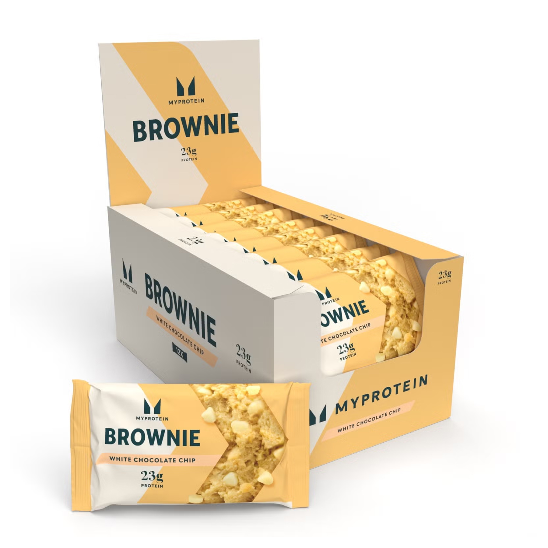 Protein Brownie - 12x75g White Chocolate (До 11.26) Protein Brownie - 12x75g White Chocolate (До 11.26)