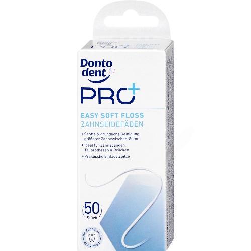 Dontodent PRO+ Зубні нитки Easy Soft Floss 50шт. Dontodent PRO+ Зубні нитки Easy Soft Floss 50шт.