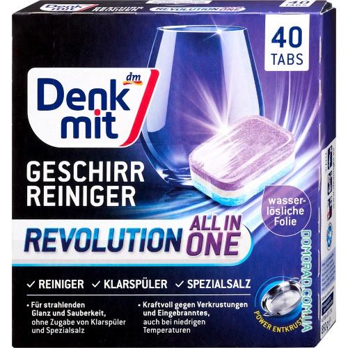Denkmit Таблетки для посудомойки Revolution ALL-in-One Denkmit Таблетки для посудомойки Revolution ALL-in-One