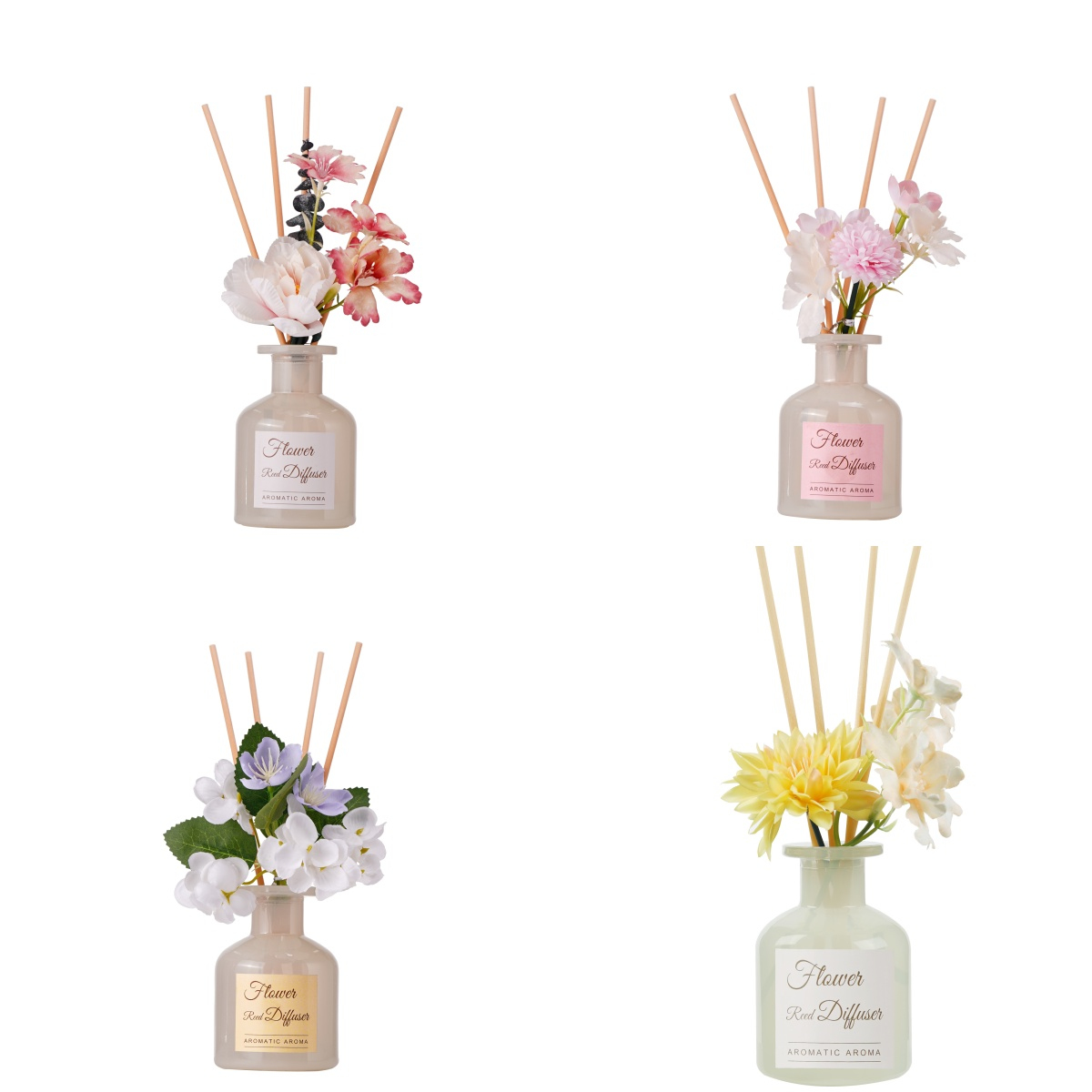 Аромадифузор з квітами Flower Reed Diffuser 120 мл - 4 аромати на вибір Аромадифузор з квітами Flower Reed Diffuser 120 мл - 4 аромати на вибір
