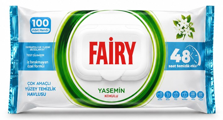 Серветки для прибирання Fairy Yasmine 100 шт Серветки для прибирання Fairy Yasmine 100 шт