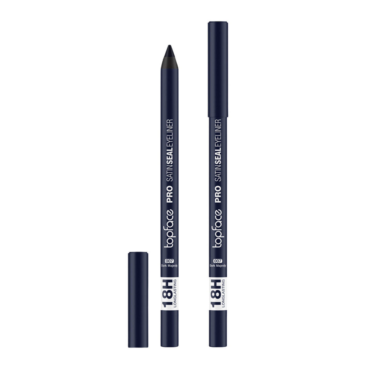 Олівець для очей topface PRO Satin Seal водостійкий PT623, 007 Dark Majesty Темно-синій Олівець для очей topface PRO Satin Seal водостійкий PT623, 007 Dark Majesty Темно-синій