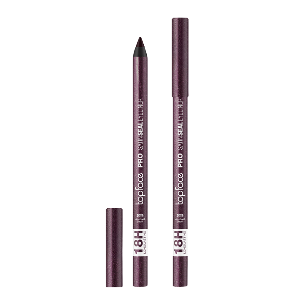 Олівець для очей topface PRO Satin Seal водостійкий PT623, 008 Amethyst Gleam Темно-бордовий Олівець для очей topface PRO Satin Seal водостійкий PT623, 008 Amethyst Gleam Темно-бордовий