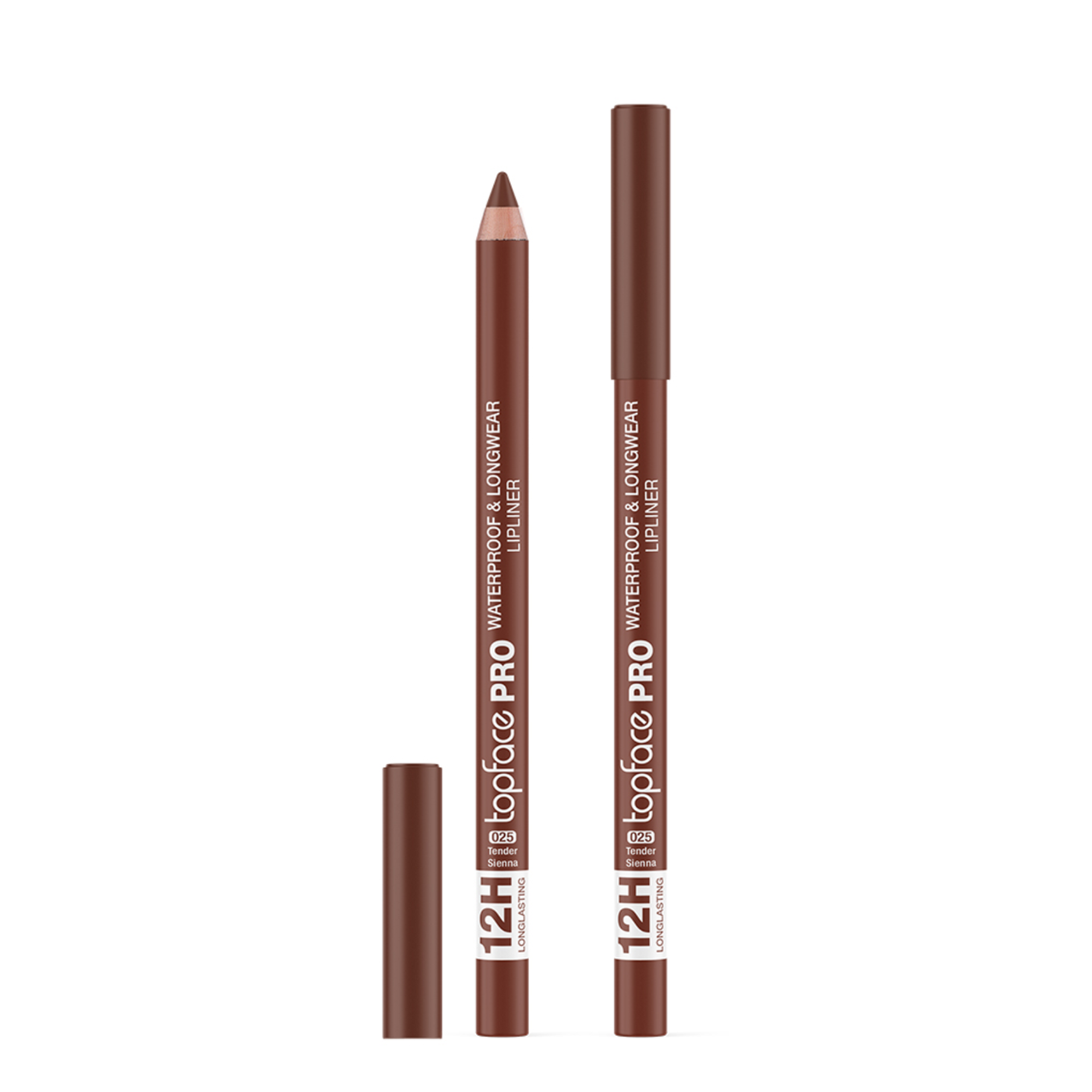 Олівець для губ topface PRO Waterproof & Longwear водостійкий PT621, 025 Tender Sienna Теплий бежевий Олівець для губ topface PRO Waterproof & Longwear водостійкий PT621, 025 Tender Sienna Теплий бежевий
