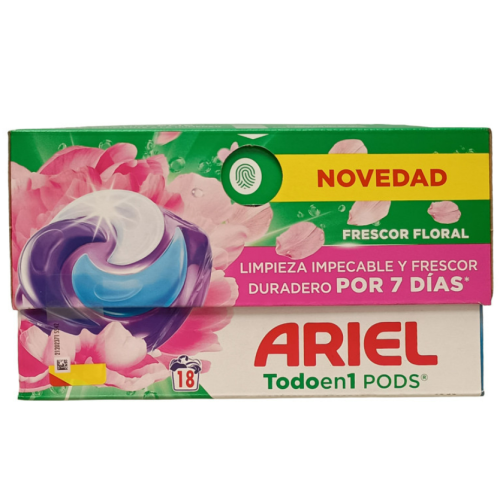 Капсулы для стирки Ariel Pods+ All-in-1 Floral fresh 18 шт Капсулы для стирки Ariel Pods+ All-in-1 Floral fresh 18 шт