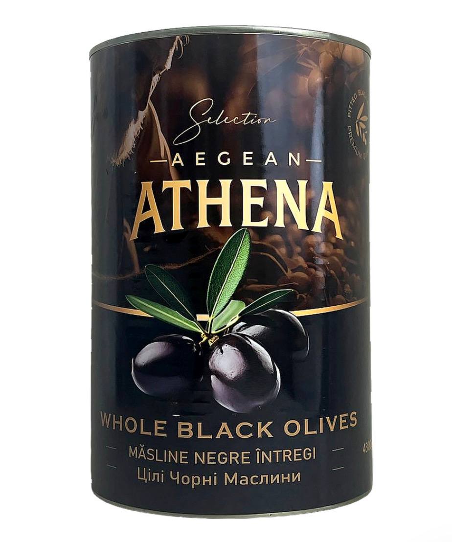 Маслины Athena с косточкой калибр 70/90 2500 г / 4300 г Маслины Athena с косточкой калибр 70/90 2500 г / 4300 г