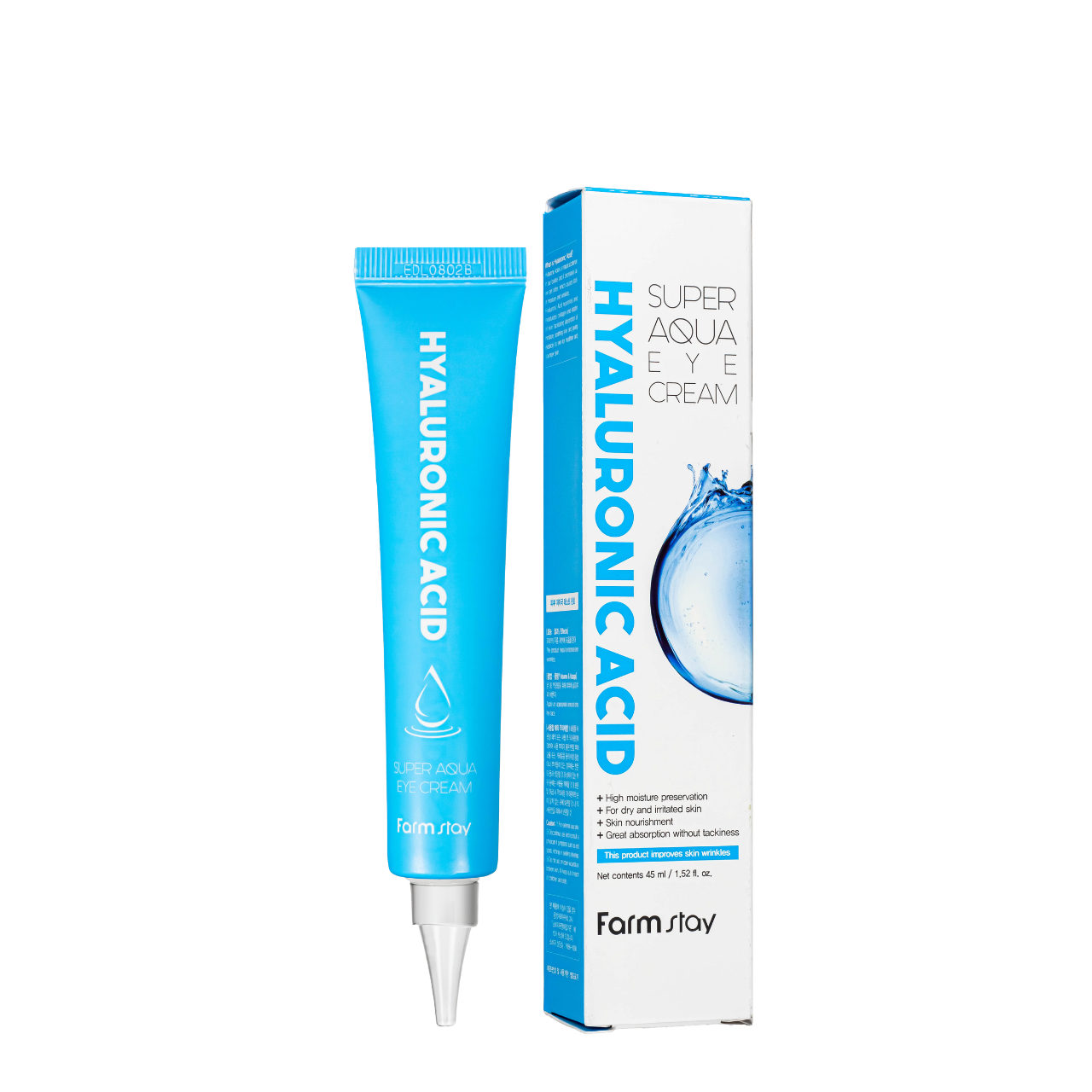 Крем під очі зволожуючий FarmStay Hyaluronic Acid Super Aqua 45мл Крем під очі зволожуючий FarmStay Hyaluronic Acid Super Aqua 45мл