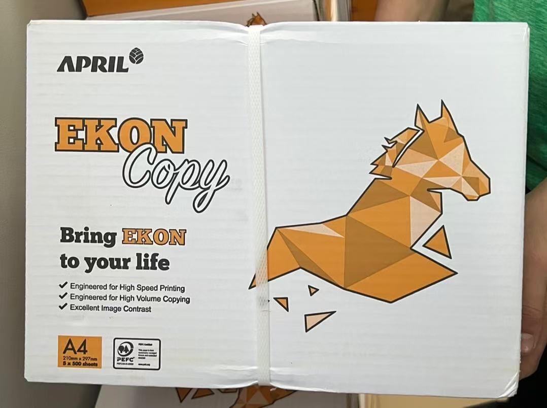 Бумага для печати April Ekon Copy A4 80 г/м² 500 листов белая офисная Бумага для печати April Ekon Copy A4 80 г/м² 500 листов белая офисная