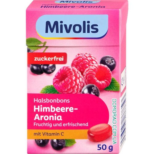 Mivolis Halsbonbons Himbeere-Aronia 50g Mivolis Halsbonbons Himbeere-Aronia 50g