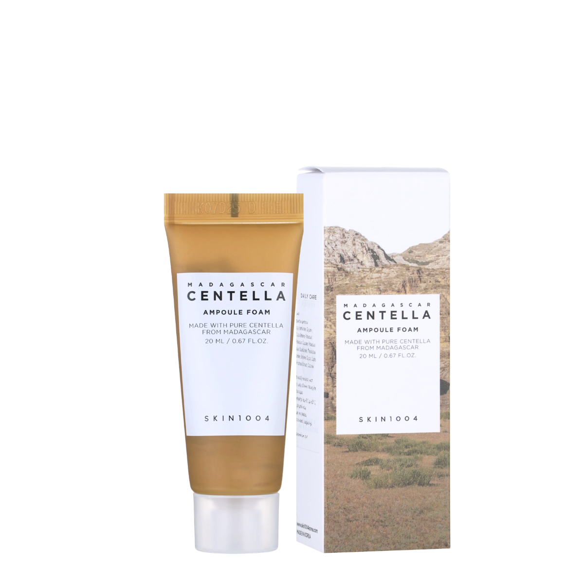 Пінка для вмивання SKIN1004 Madagascar Centella Ampoule Foam із центеллою, 20 мл Пінка для вмивання SKIN1004 Madagascar Centella Ampoule Foam із центеллою, 20 мл