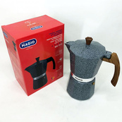 Гейзерная кофеварка Magio MG-1012 450 мл, кофеварка для дома, турка гейзерная для кофе, кофейник гейзерный. Изображение №3 Гейзерная кофеварка Magio MG-1012 450 мл, кофеварка для дома, турка гейзерная для кофе, кофейник гейзерный. Изображение №3