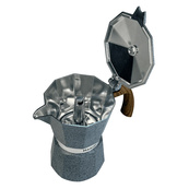 Гейзерная кофеварка Magio MG-1012 450 мл, кофеварка для дома, турка гейзерная для кофе, кофейник гейзерный. Изображение №4 Гейзерная кофеварка Magio MG-1012 450 мл, кофеварка для дома, турка гейзерная для кофе, кофейник гейзерный. Изображение №4