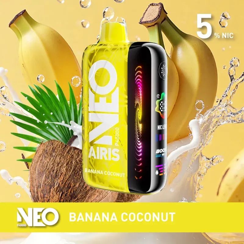 Airis Neo P40000 5%. Банан Кокос (Banana Coconut) Airis Neo P40000 5%. Банан Кокос (Banana Coconut)
