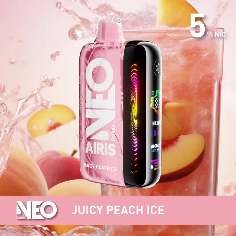 Airis Neo P40000 5%. Соковитий Персик Лід (Juicy Peach Ice) Airis Neo P40000 5%. Соковитий Персик Лід (Juicy Peach Ice)