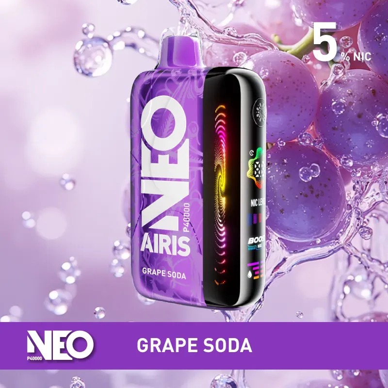 Airis Neo P40000 5%. Виноградна Содова (Grape Soda) Airis Neo P40000 5%. Виноградна Содова (Grape Soda)