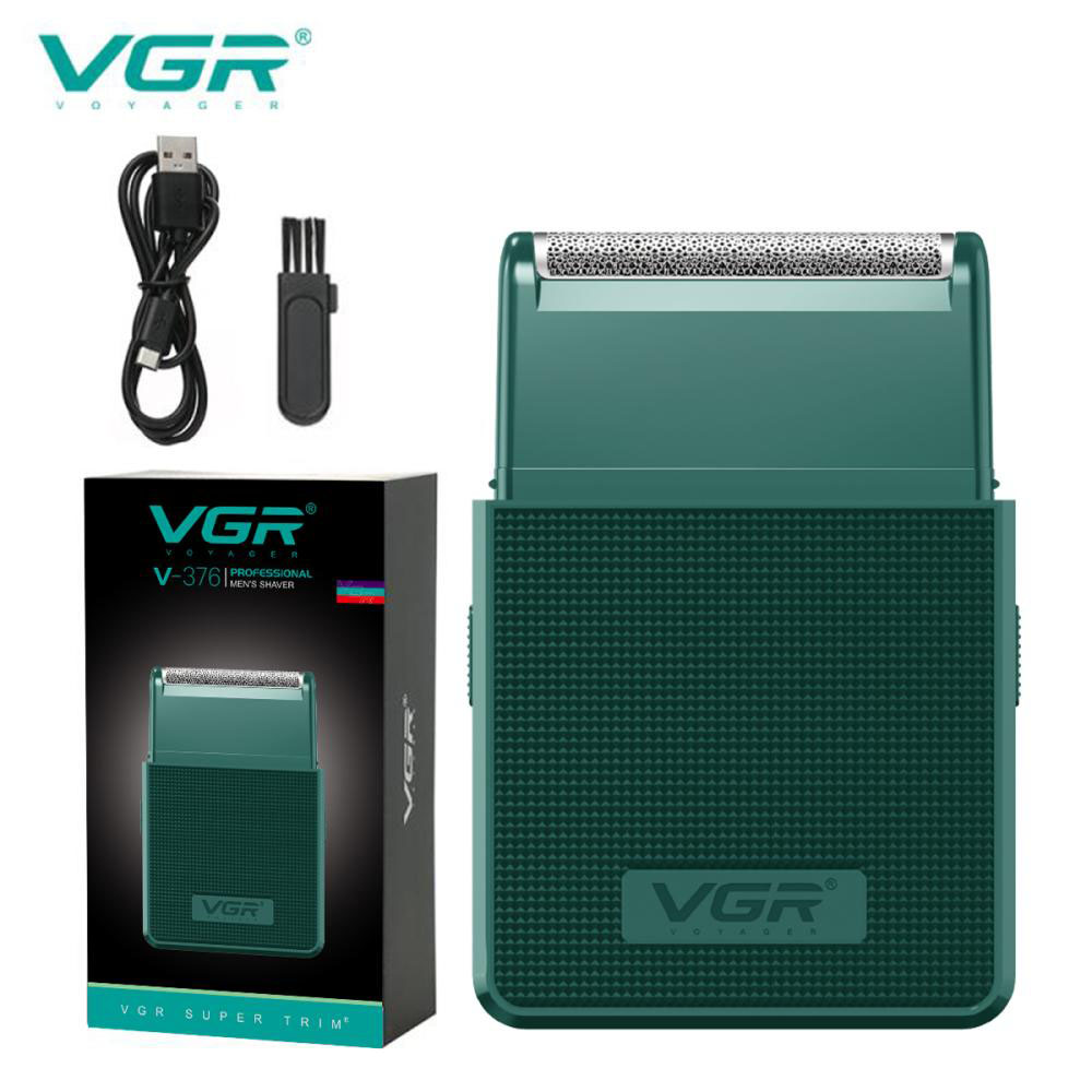 Электробритва VGR V-376 GREEN шейвер, Профессиональный шейвер-электробритва, Портативная бритва Электробритва VGR V-376 GREEN шейвер, Профессиональный шейвер-электробритва, Портативная бритва