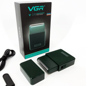 Электробритва VGR V-376 GREEN шейвер, Профессиональный шейвер-электробритва, Портативная бритва. Изображение №22 Электробритва VGR V-376 GREEN шейвер, Профессиональный шейвер-электробритва, Портативная бритва. Изображение №22