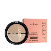 Бронзатор и хайлайтер для лица topface Instyle PT262 № 02 Песочнобежевый Бежевый. Изображение №2
