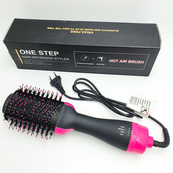 Фен Щетка расческа 3в1 One step Hair Dryer 1000 Вт 3 режима выпрямитель для укладки волос стайлер с функцией ионизации. Изображение №4 Фен Щетка расческа 3в1 One step Hair Dryer 1000 Вт 3 режима выпрямитель для укладки волос стайлер с функцией ионизации. Изображение №4