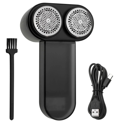 Машинка для видалення катишків Adler AD 9622 з LCD та USB чорна Машинка для видалення катишків Adler AD 9622 з LCD та USB чорна